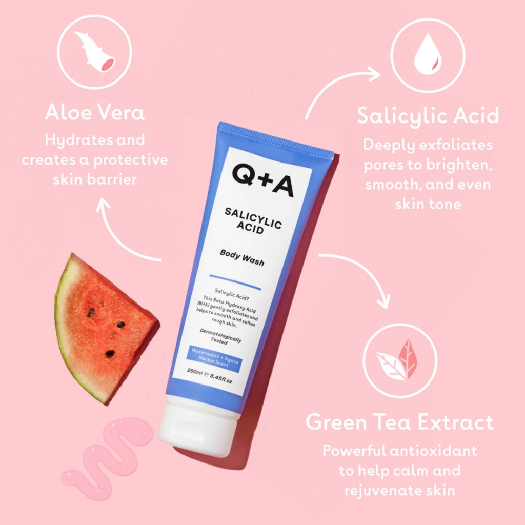 Salicylic acid body wash
