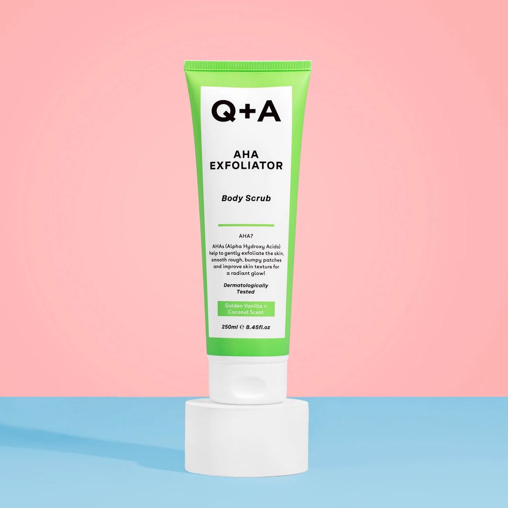 AHA exfoliator body scrub