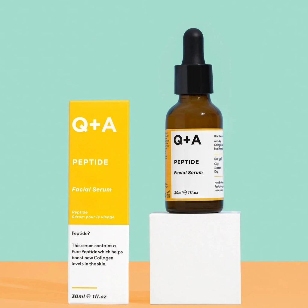 Q+A peptide facial serum