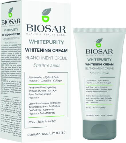 Biosar whitening cream sensitive areas