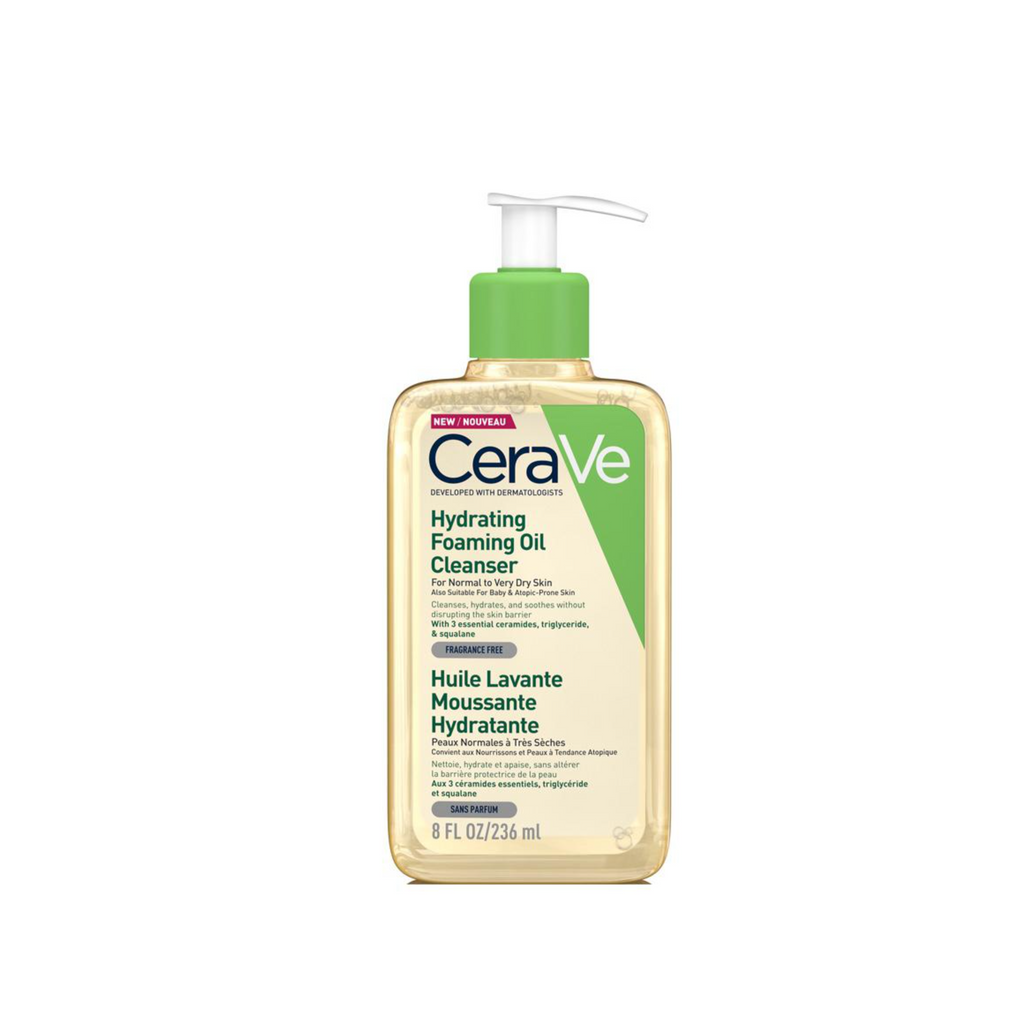 CeraVe hydrating foaming oil cleanser